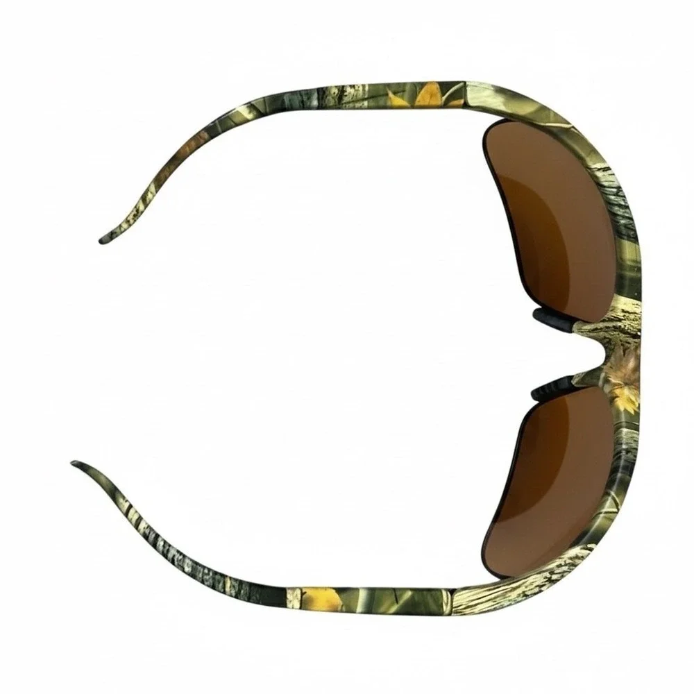 Camouflage Shield Sunglasses Mens One Size Camo Hunting Outdoor
